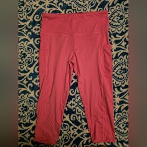 Women's Pink High-Waisted Leggings